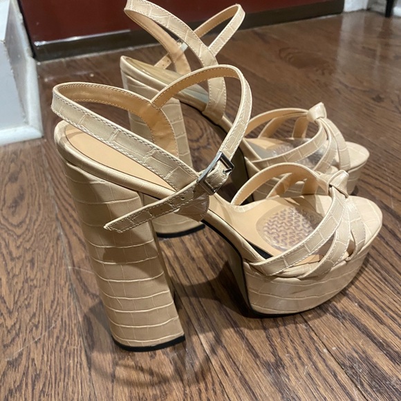 USED - Mettesally Chunky Platform Heeled Sandals SIZE 12.5 - Picture 6 of 10